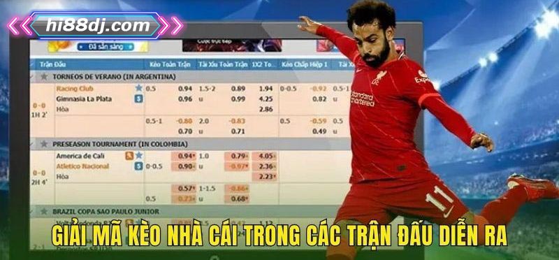 Giải mã kèo nhà cái trong các trận đấu diễn ra